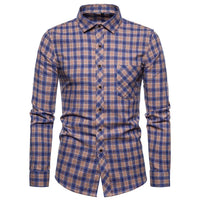 Slim-Fit Checked Shirt Francisco – Classic Cotton & Casual Style-Blue-38-State of Style