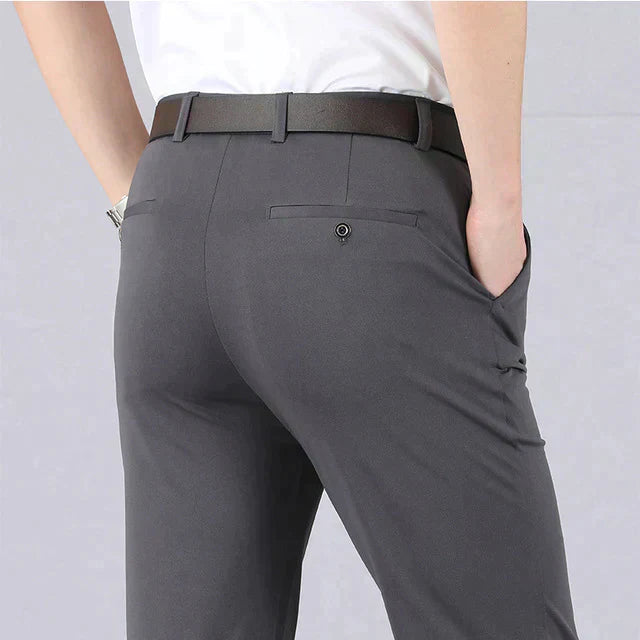 Slim-Fit Men’s Trousers - Olivier-Grey-29-State of Style
