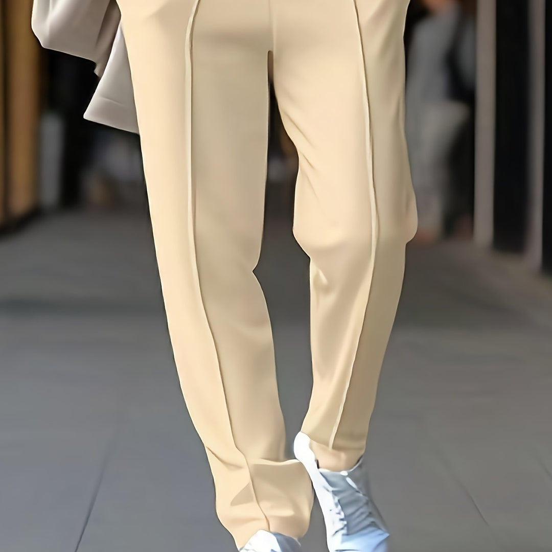 Slim Fit Stretch Chino - Max-Apricot-M-State of Style