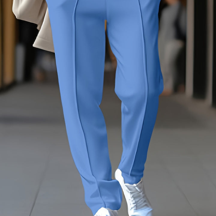 Slim Fit Stretch Chino - Max-Light Blue-M-State of Style