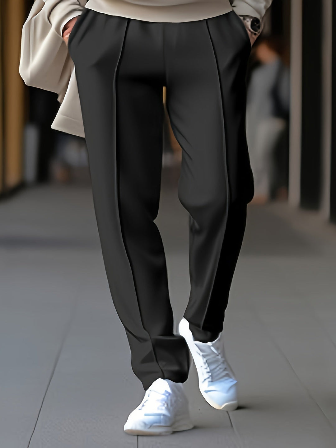 Slim Fit Stretch Chino - Max-White-S-State of Style