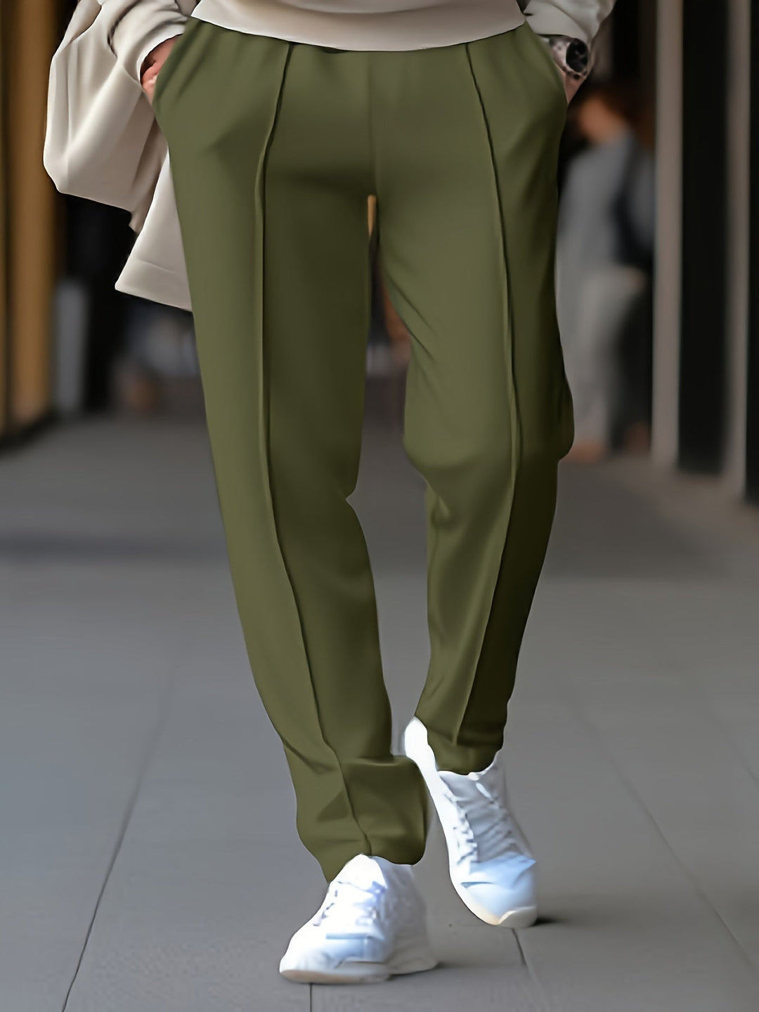 Slim Fit Stretch Chino - Max-White-S-State of Style