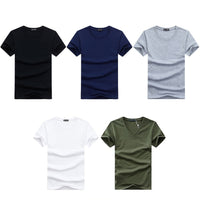 Slim Fit V-Neck T-Shirt for Men 1+1 FREE – Comfortable & Suitable for Everyday Use – Jonas-Black-S-State of Style