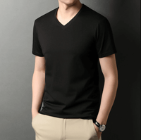 Slim Fit V-Neck T-Shirt for Men 1+1 FREE – Comfortable & Suitable for Everyday Use – Jonas-Black-S-State of Style