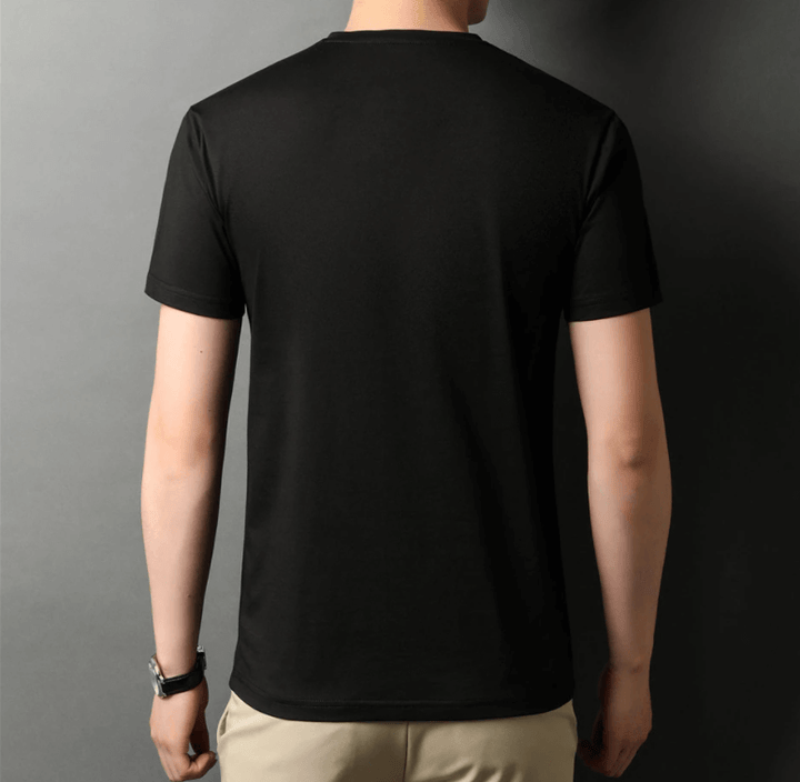 Slim Fit V-Neck T-Shirt for Men 1+1 FREE – Comfortable & Suitable for Everyday Use – Jonas-Black-S-State of Style