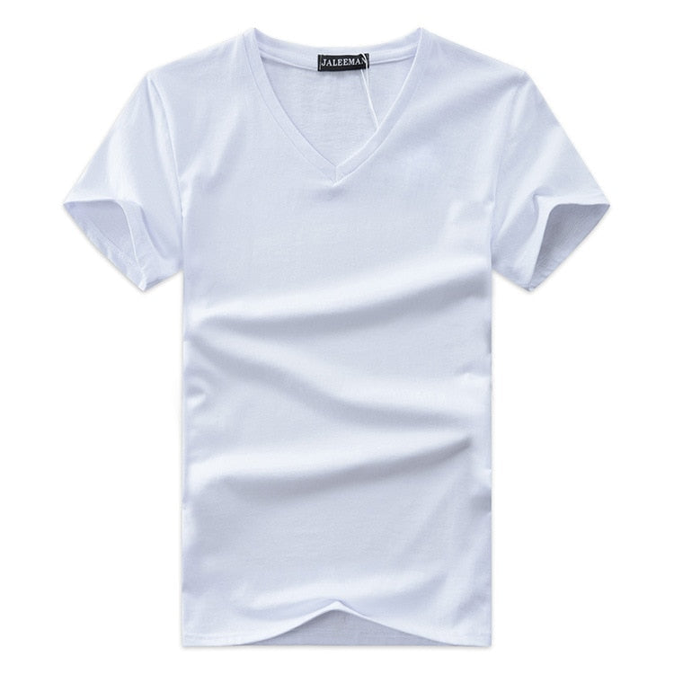 Slim Fit V-Neck T-Shirt for Men 1+1 FREE – Comfortable & Suitable for Everyday Use – Jonas-Black-S-State of Style