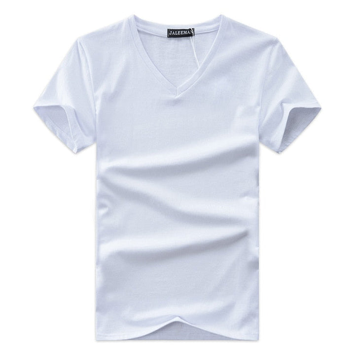 Slim Fit V-Neck T-Shirt for Men 1+1 FREE – Comfortable & Suitable for Everyday Use – Jonas-Black-S-State of Style