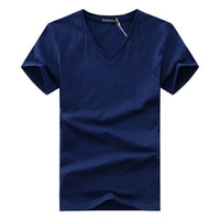 Slim Fit V-Neck T-Shirt for Men 1+1 FREE – Comfortable & Suitable for Everyday Use – Jonas-Navy blue-S-State of Style