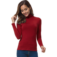 Slim Fit Women's Turtleneck - Petra-Black-S-State of Style
