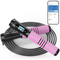 Slim Jump Rope with APP Tracking & Tangle-Free Design-Black-State of Style