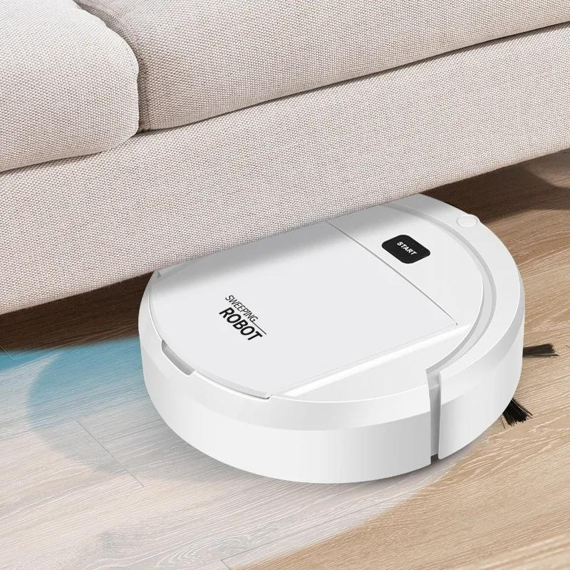 Slim Smart Robot Vacuum for Effortless Cleaning - SmartClean-White-State of Style