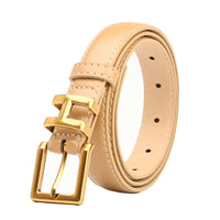 Slim Square Buckle Belt | Minimalist & Stylish-Khaki-State of Style