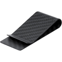 Slim Stainless Steel Card Holder & Money Clip Set of 2 - RazorHold-3.8 cm Matt Black-State of Style