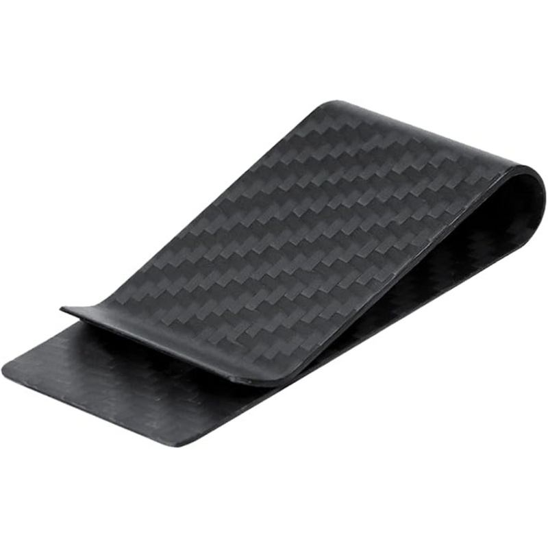 Slim Stainless Steel Card Holder & Money Clip Set of 2 - RazorHold-3.8 cm Matt Black-State of Style