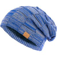 Slouch Beanie – Warm Knitted Winter Hat - Luca-Blue-State of Style