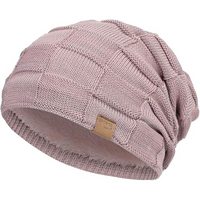 Slouchy Knitted Beanie - Luca-Pink-State of Style