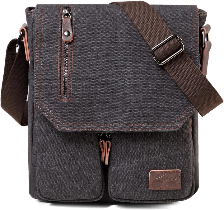 Compact Canvas Crossbody Messenger Bag – Renan