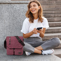 Compact Canvas Crossbody Messenger Bag – Renan