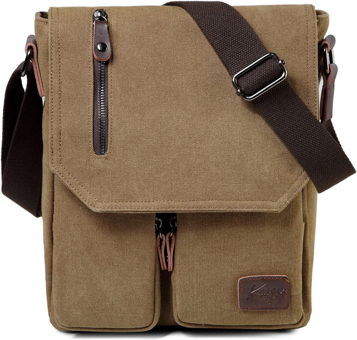 Compact Canvas Crossbody Messenger Bag – Renan