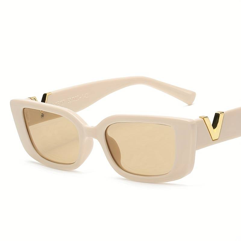 Small Retro Cat Eye Sunglasses-Beige-State of Style