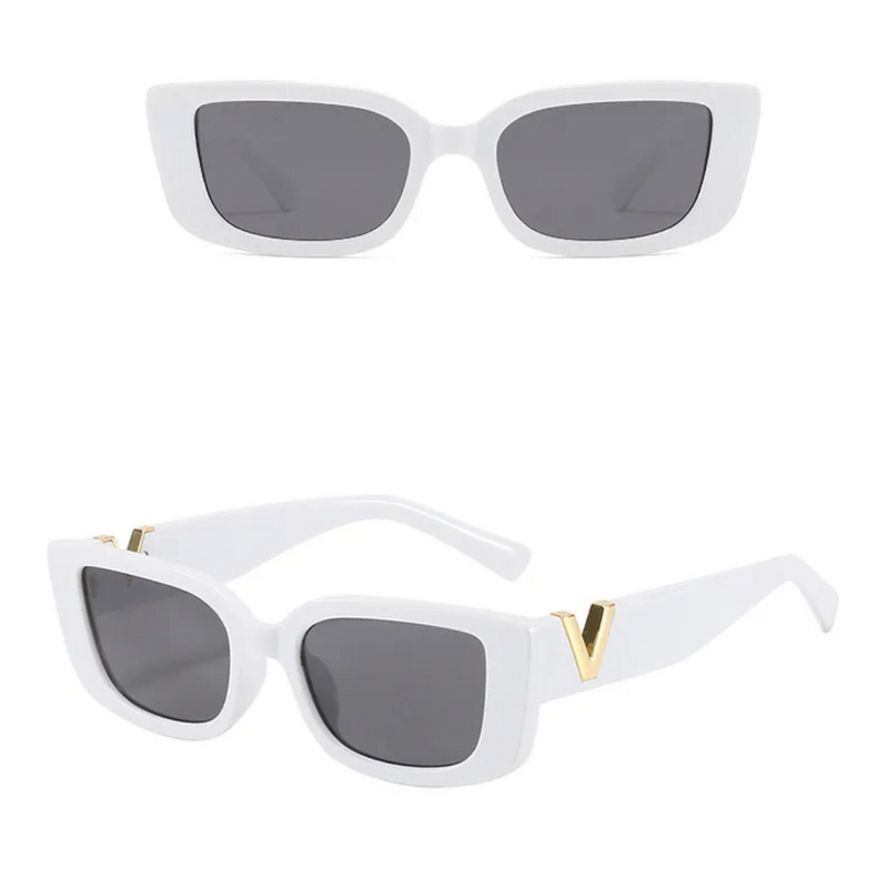Small Retro Cat Eye Sunglasses-Black-State of Style