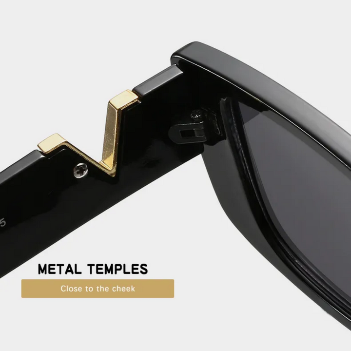 Small Retro Cat Eye Sunglasses-Black-State of Style