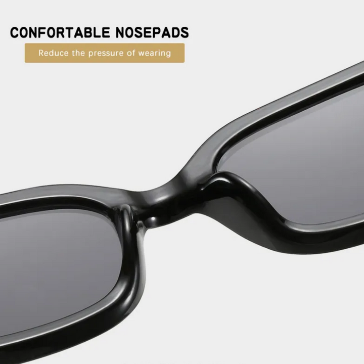 Small Retro Cat Eye Sunglasses-Black-State of Style