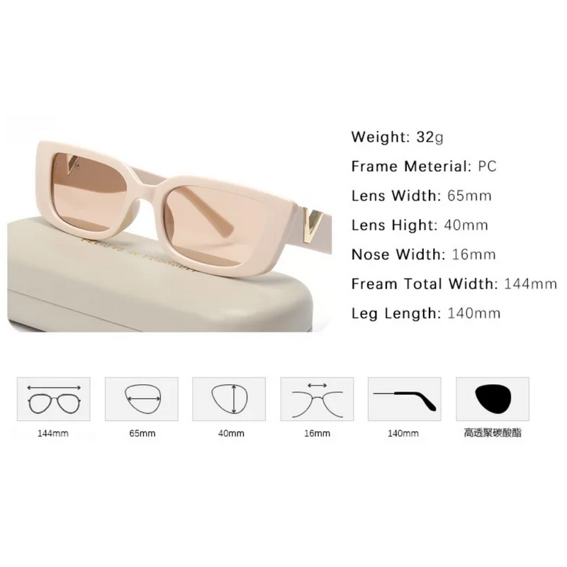Small Retro Cat Eye Sunglasses-Black-State of Style