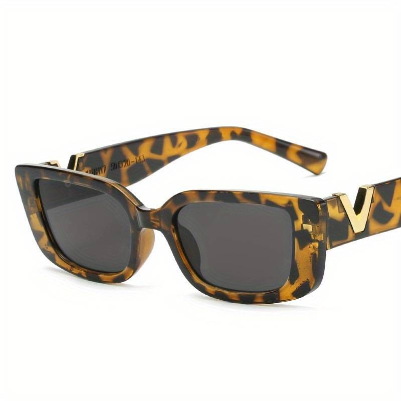 Small Retro Cat Eye Sunglasses-Leopard-State of Style