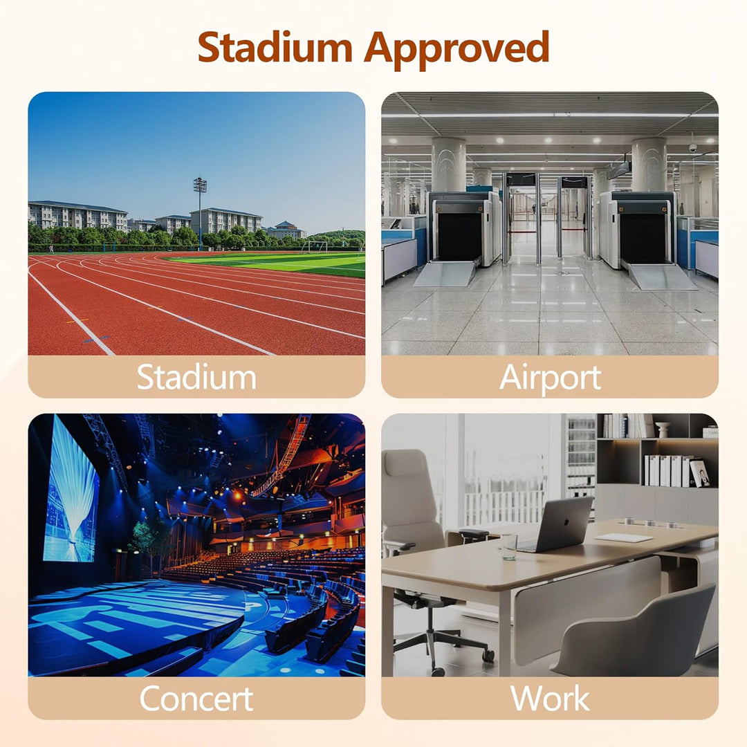 Small Transparent Handbag with Removable Strap - MiniVue-Black-State of Style