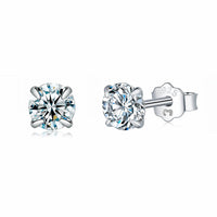 Small Zirconia Earrings - Lynette-3 mm-Silver-State of Style