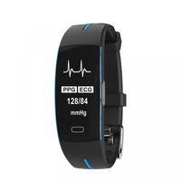 Smart Blood Pressure and Heart Rate Monitor - HealthGuardian-Black/Blue-State of Style