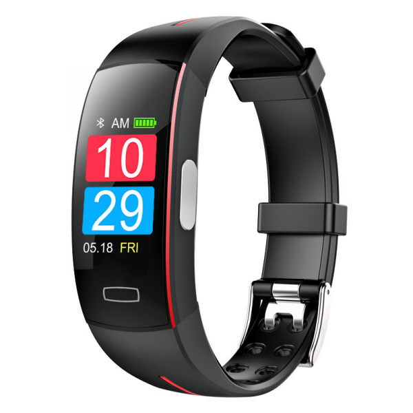 Smart Blood Pressure and Heart Rate Monitor - HealthGuardian-Black/Red Colour-State of Style