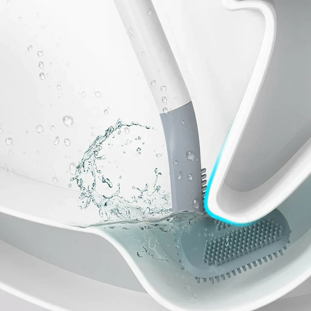Smart Hygienic Toilet Brush - PureClean Brush-Brush + Holder-Blue-State of Style