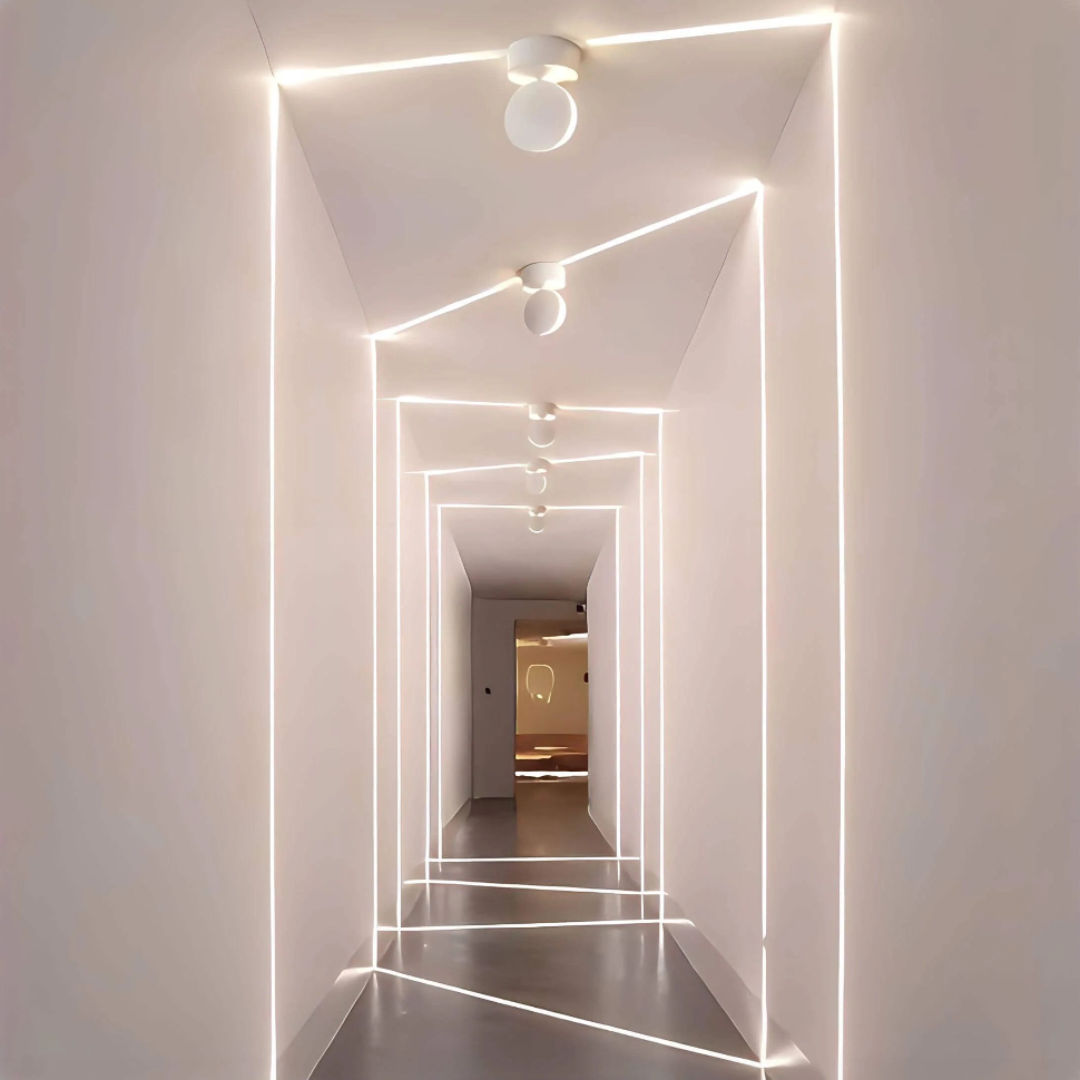 Smart LED Strip Lighting with 360° Projection - Lumovibe-White-Cool white-State of Style
