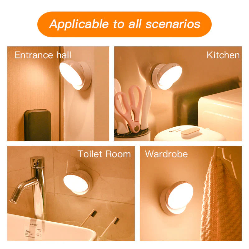 Smart Motion Sensor Night Light - Elara-White-State of Style