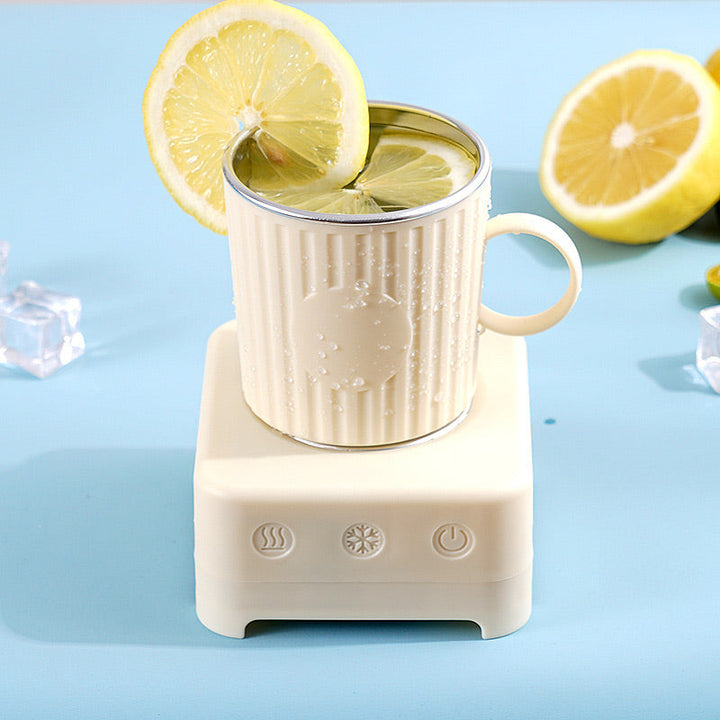 Smart Mug with Quick Cooling and Heating - ThermoMug-Yellow-State of Style