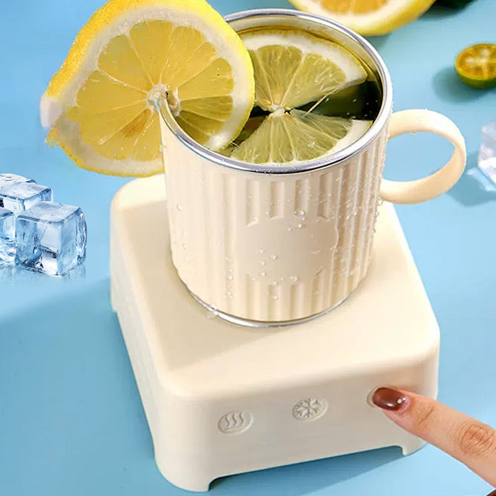 Smart Mug with Quick Cooling and Heating - ThermoMug-Yellow-State of Style