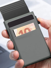 SMART RFID CREDIT CARD HOLDER - THIN MINI METAL WALLET FOR MEN-Style2 gold-State of Style