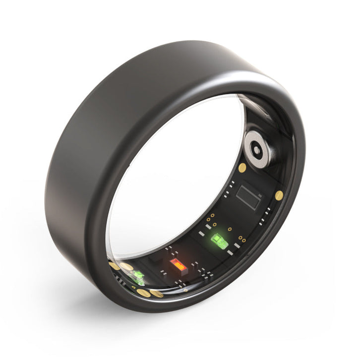 Smart Ring with Health Monitoring - Luna-Black-18.1mm-State of Style