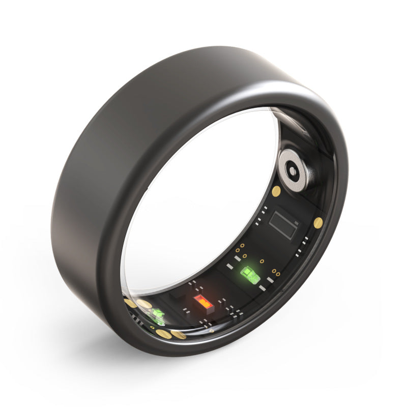 Smart Ring with Health Monitoring - Luna-Black-18.1mm-State of Style