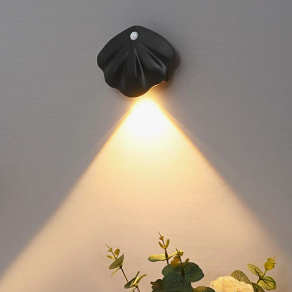Smart Shell Motion Sensor Lamp - LumiMotion-Black-State of Style