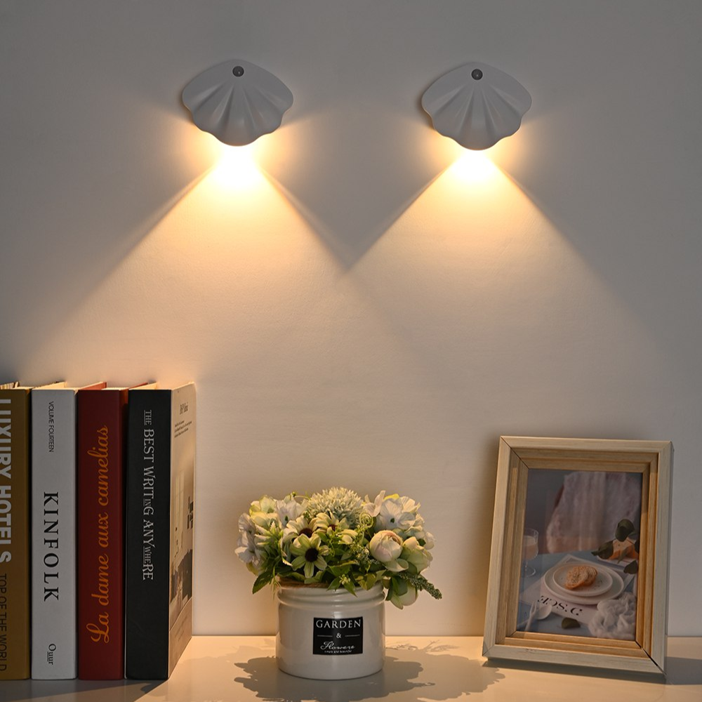 Smart Shell Motion Sensor Lamp - LumiMotion-White-State of Style
