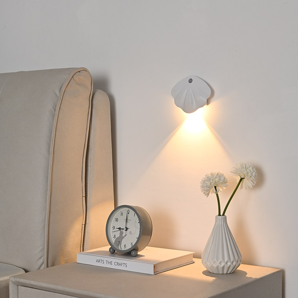 Smart Shell Motion Sensor Lamp - LumiMotion-White-State of Style