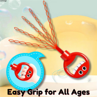 Smiley Bubble Stick with 32 Holes - BubbleWave-Red-Red-State of Style