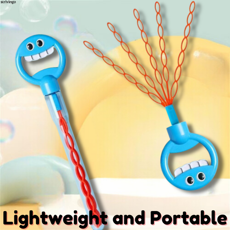 Smiley Bubble Stick with 32 Holes - BubbleWave-Red-Red-State of Style