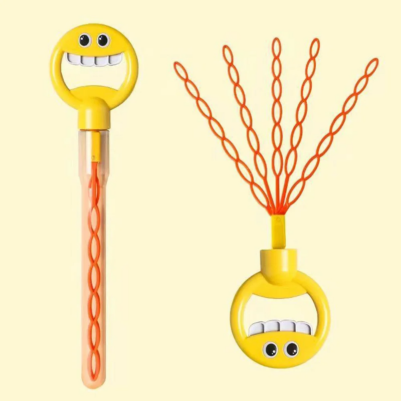 Smiley Bubble Stick with 32 Holes - BubbleWave-Red-Red-State of Style