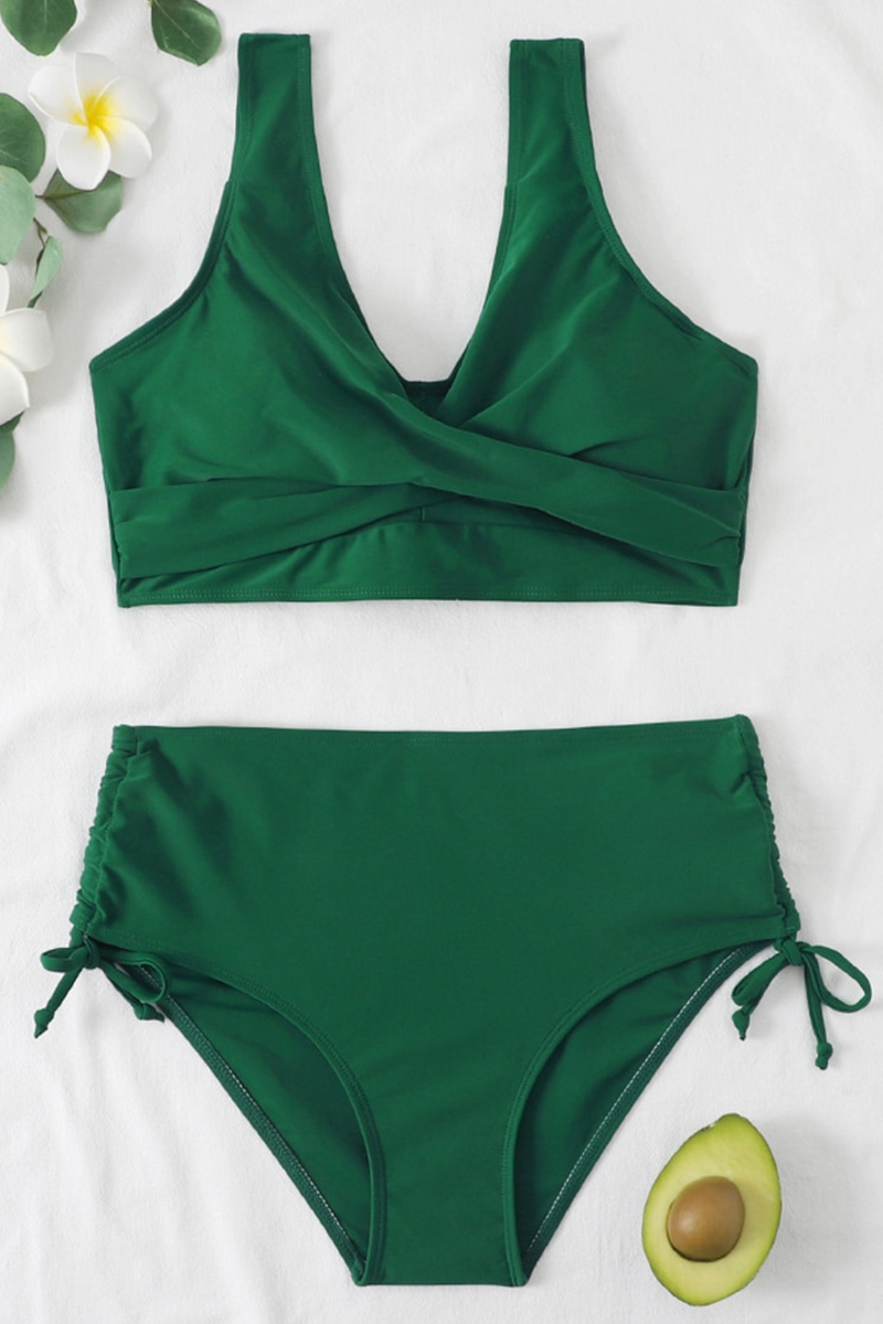Smooth Bikini Set with Sporty Twist – Solea-Green-S-State of Style