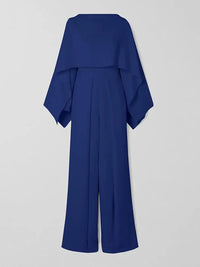 Smooth Jumpsuit with Beautiful Pleats - Lara-Beige-S-State of Style