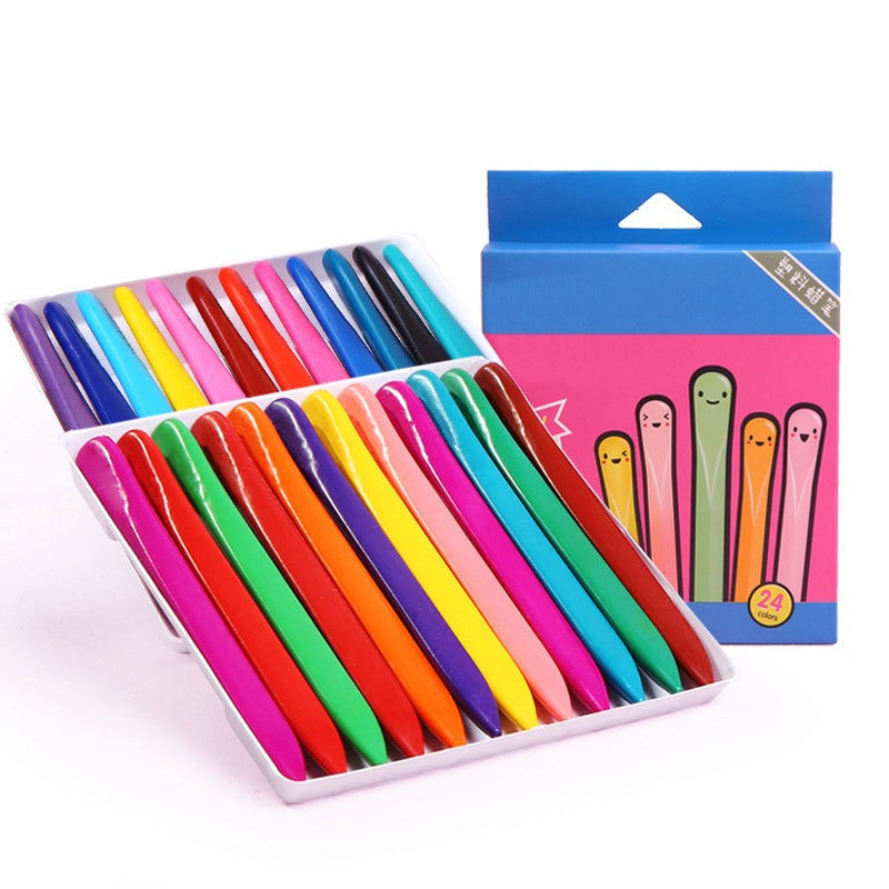 Smudge-Free Colour Crayons for Creative Kids – ColorPop-Set of 24-State of Style